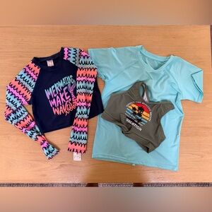 NWT | Mixed Swimwear Tops with Graphic Prints